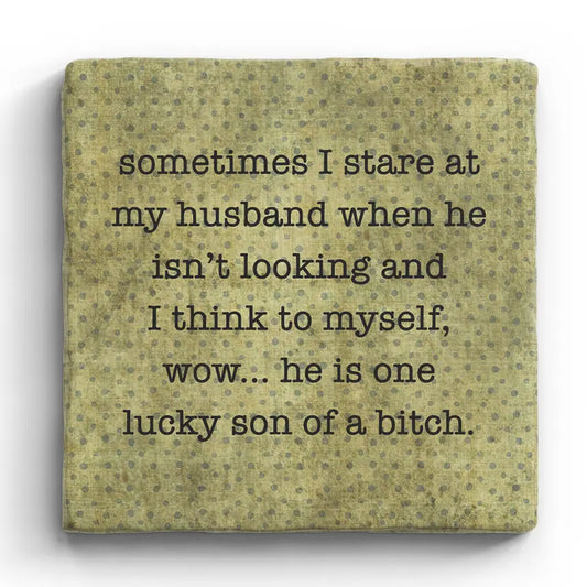 Lucky SOB - Marble Coaster