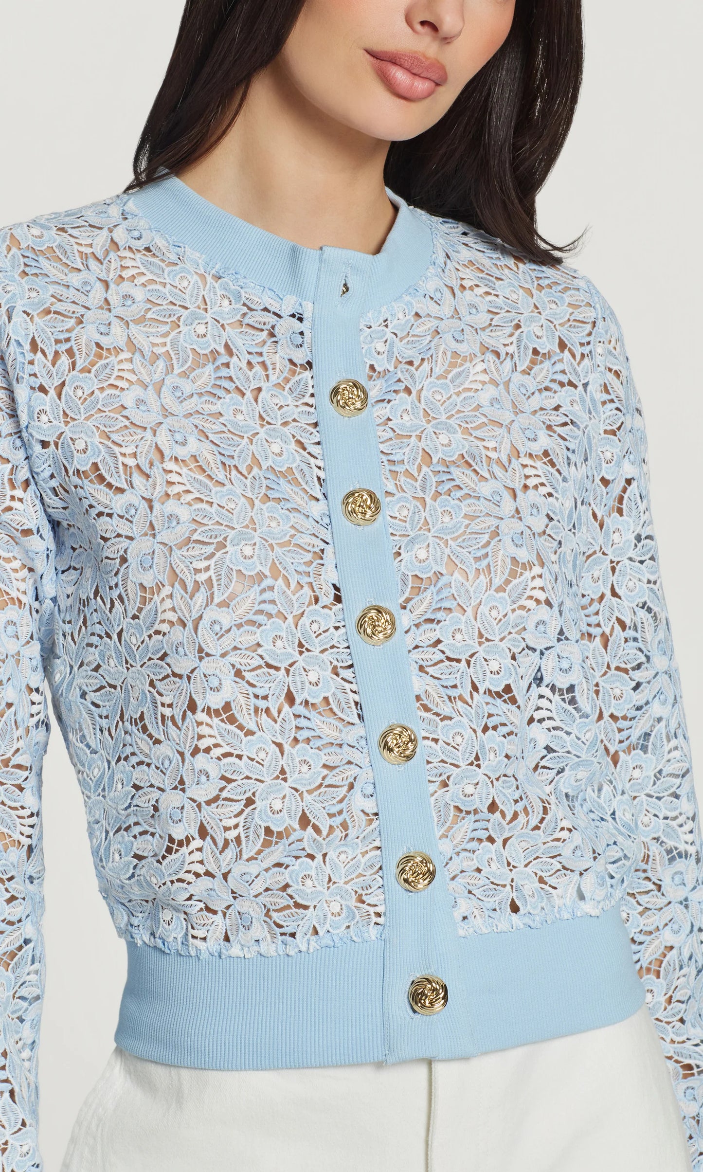Erin Two Tone Cardigan