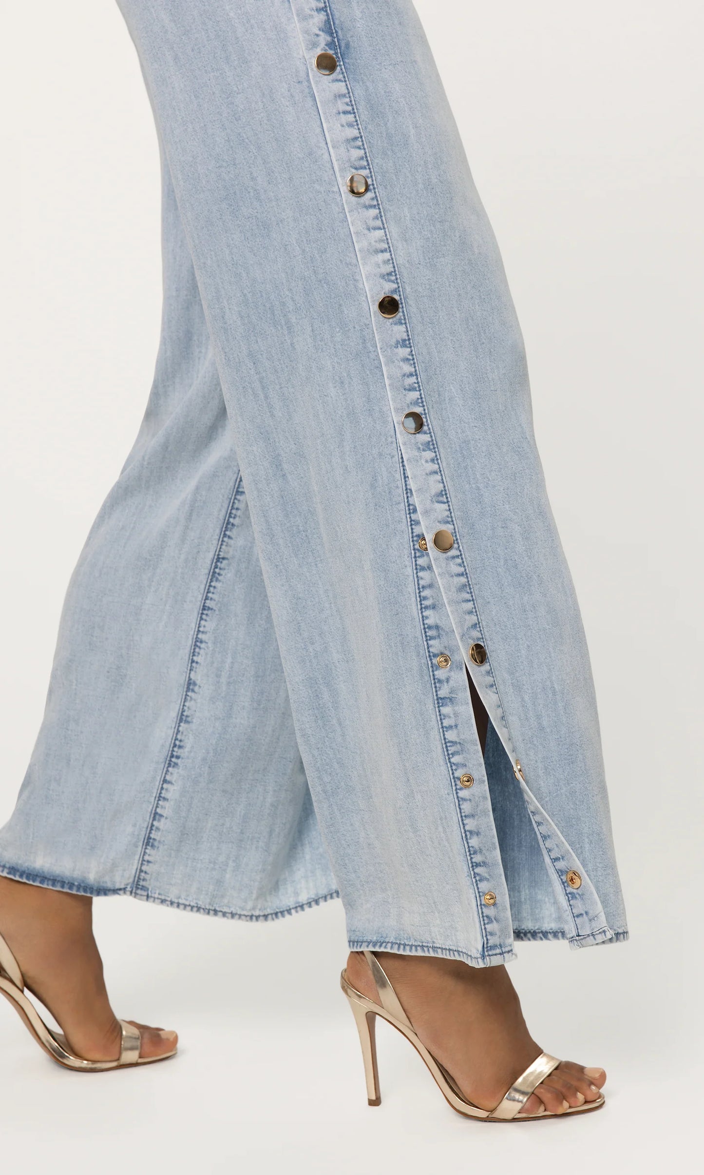 Josalyn Denim Snap Pants