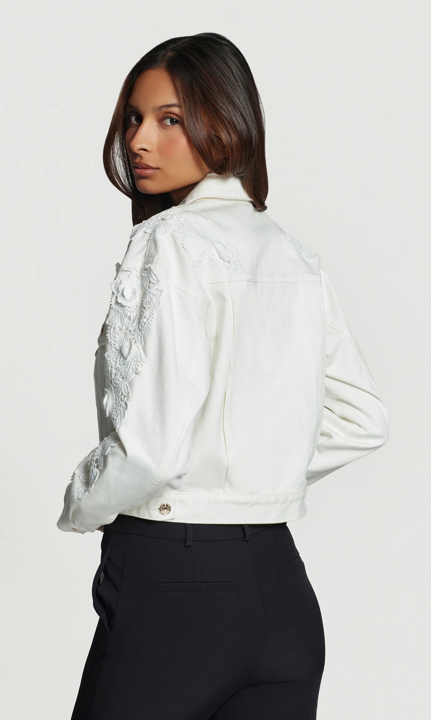 Lexia 3D Combo Denim Jacket