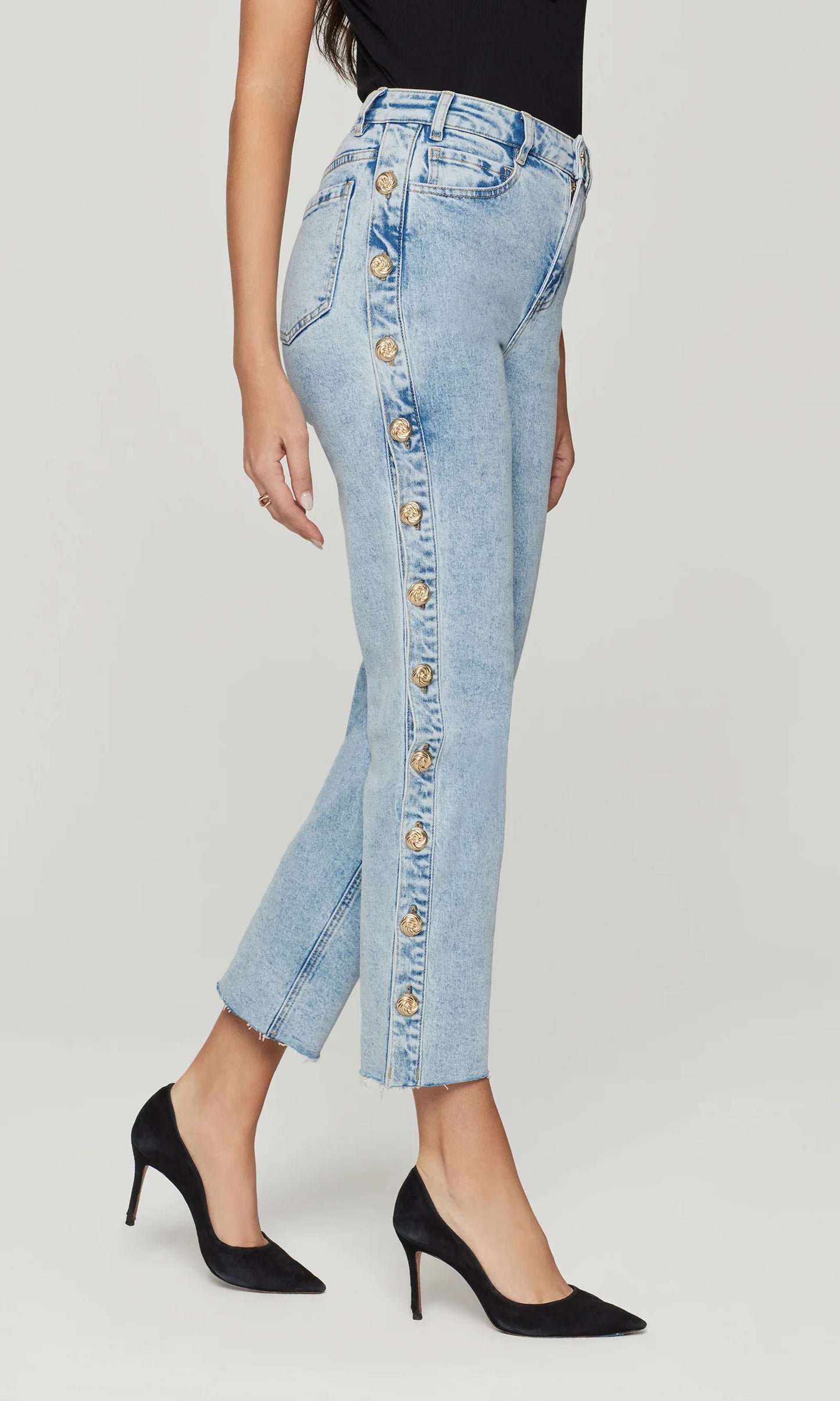 Stephen Knot Button Jeans