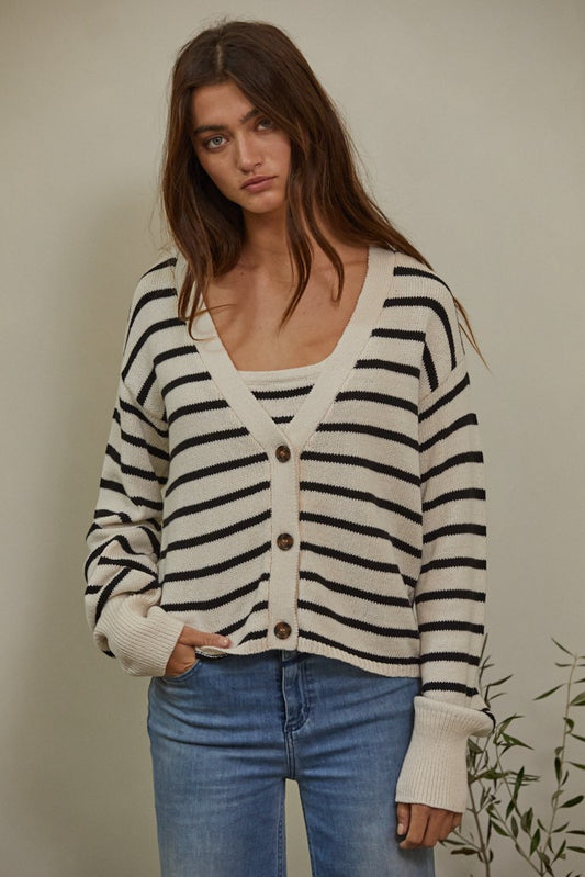 Striped Cardigan