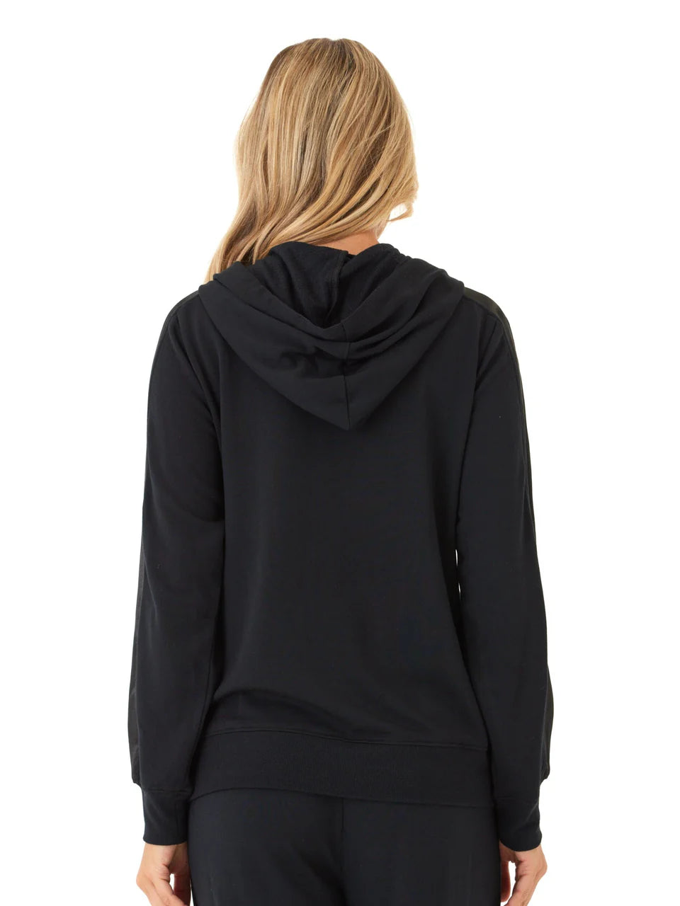 Romi Feather Fleece Trim Detail Hoodie