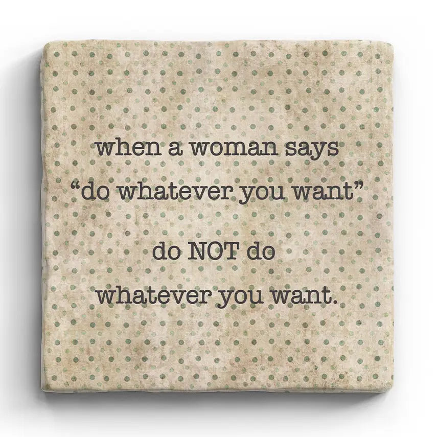 Do Not - Marble Coaster