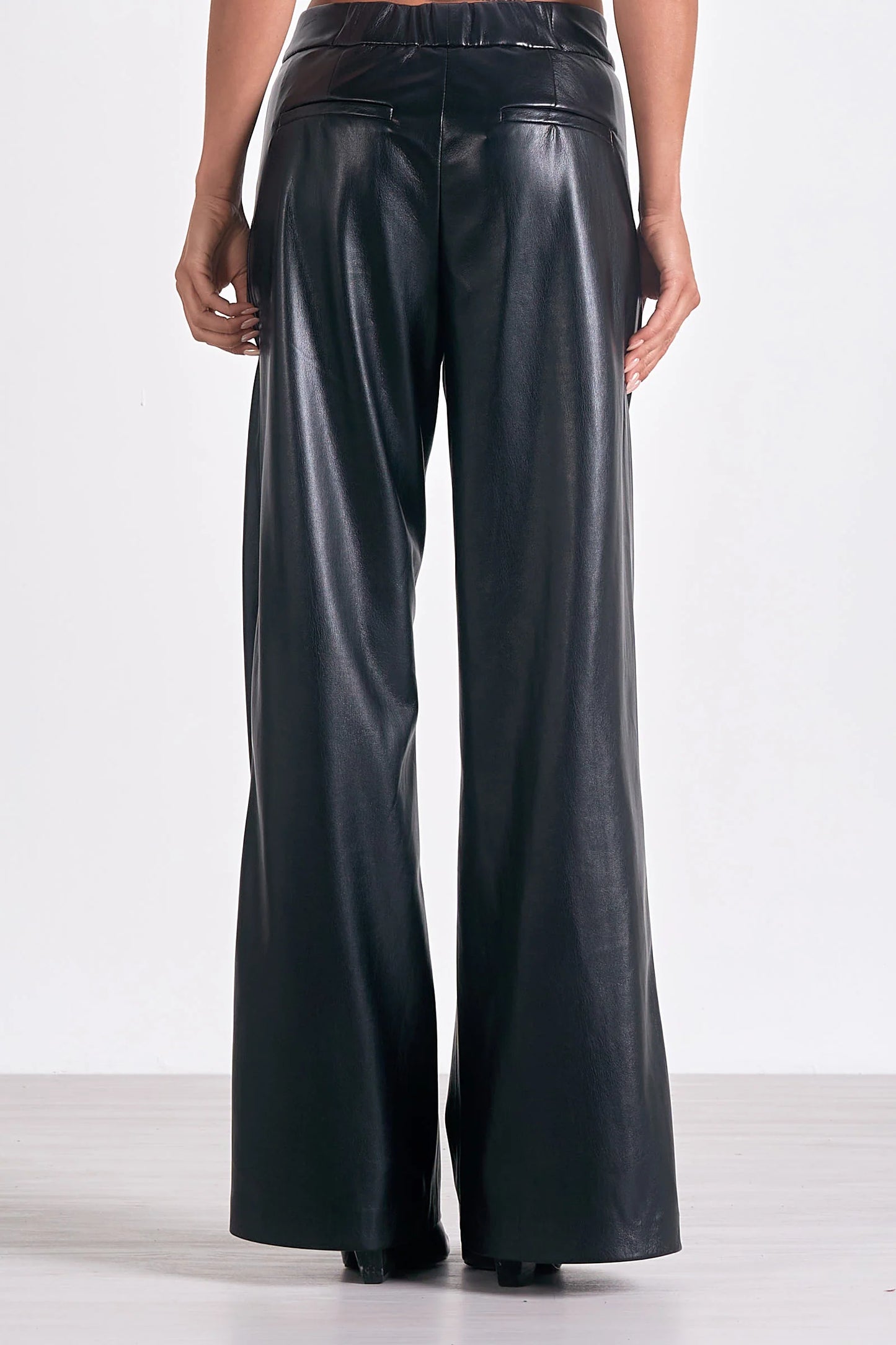 High Waist Leather Pants