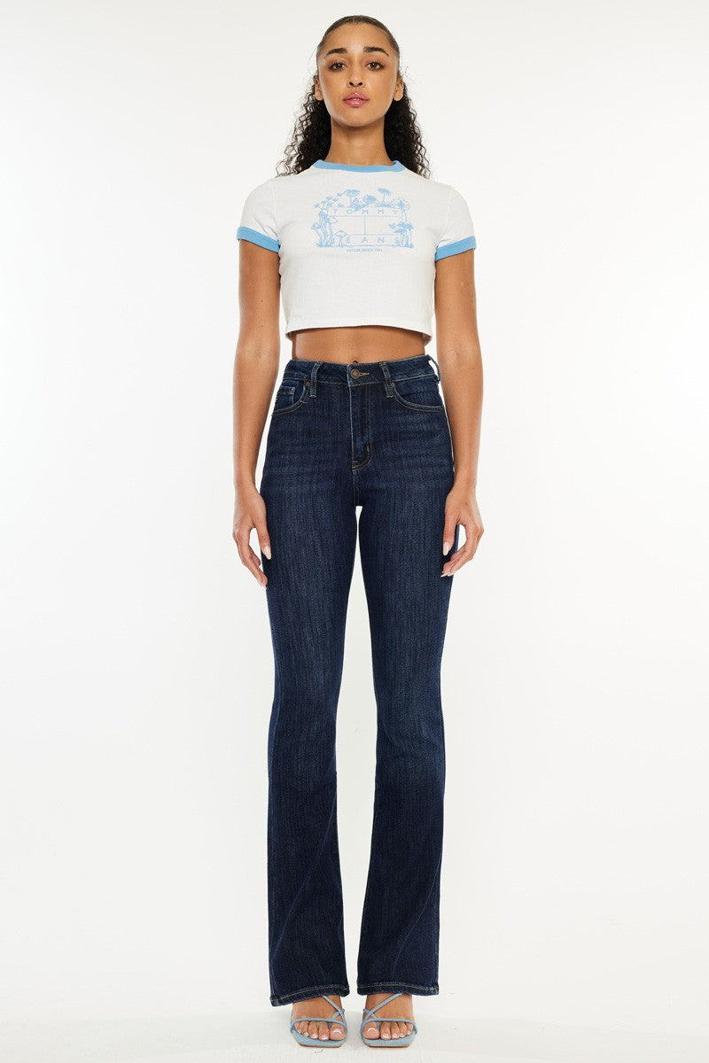 High Rise Bootcut Jeans