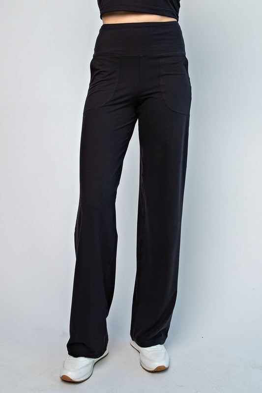 High Waist Butter Straight Leg Pants