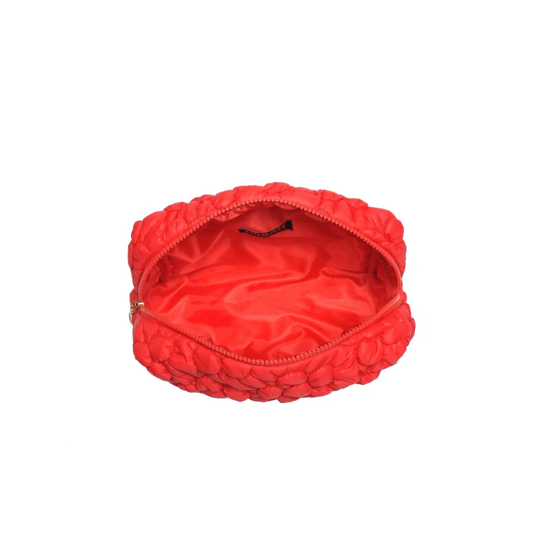 Flora Pop - Nylon Cosmetic Pouch - Red