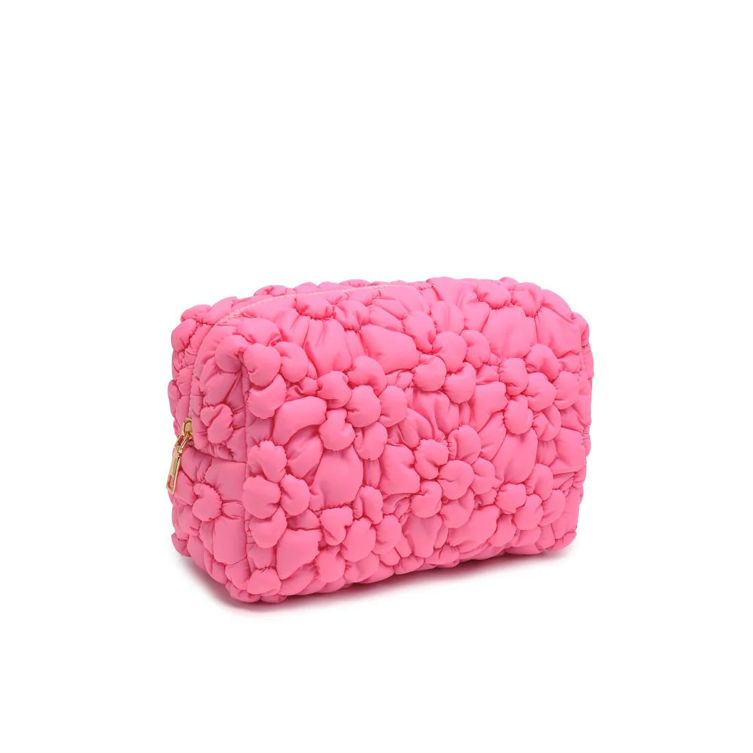 Flora Pop - Nylon Cosmetic Pouch - Pink