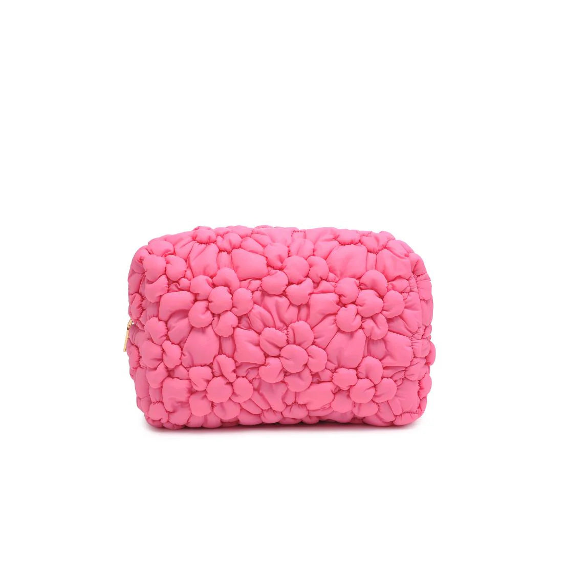 Flora Pop - Nylon Cosmetic Pouch - Pink