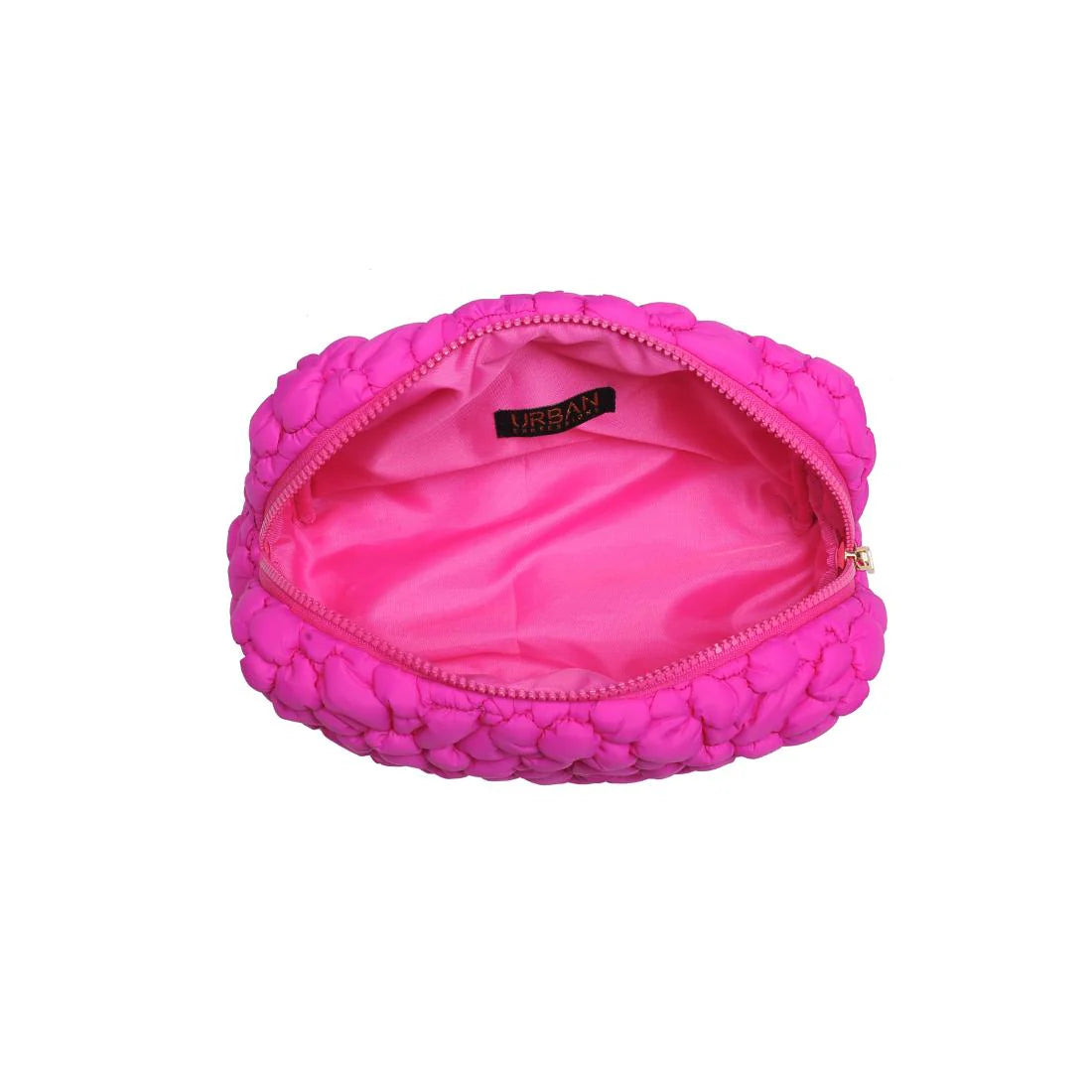 Flora Pop - Nylon Cosmetic Pouch - Fuchsia