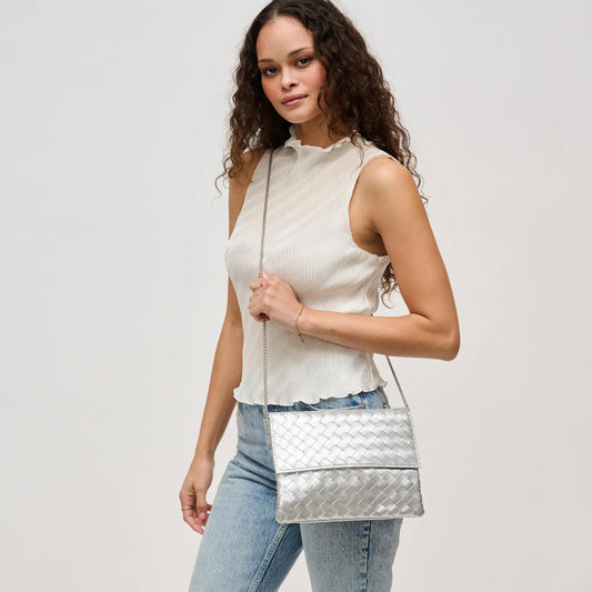 Ivy Clutch - Silver