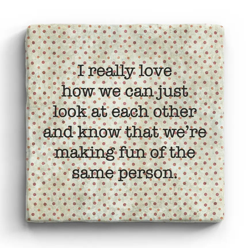 Same Person - Marble Coaster